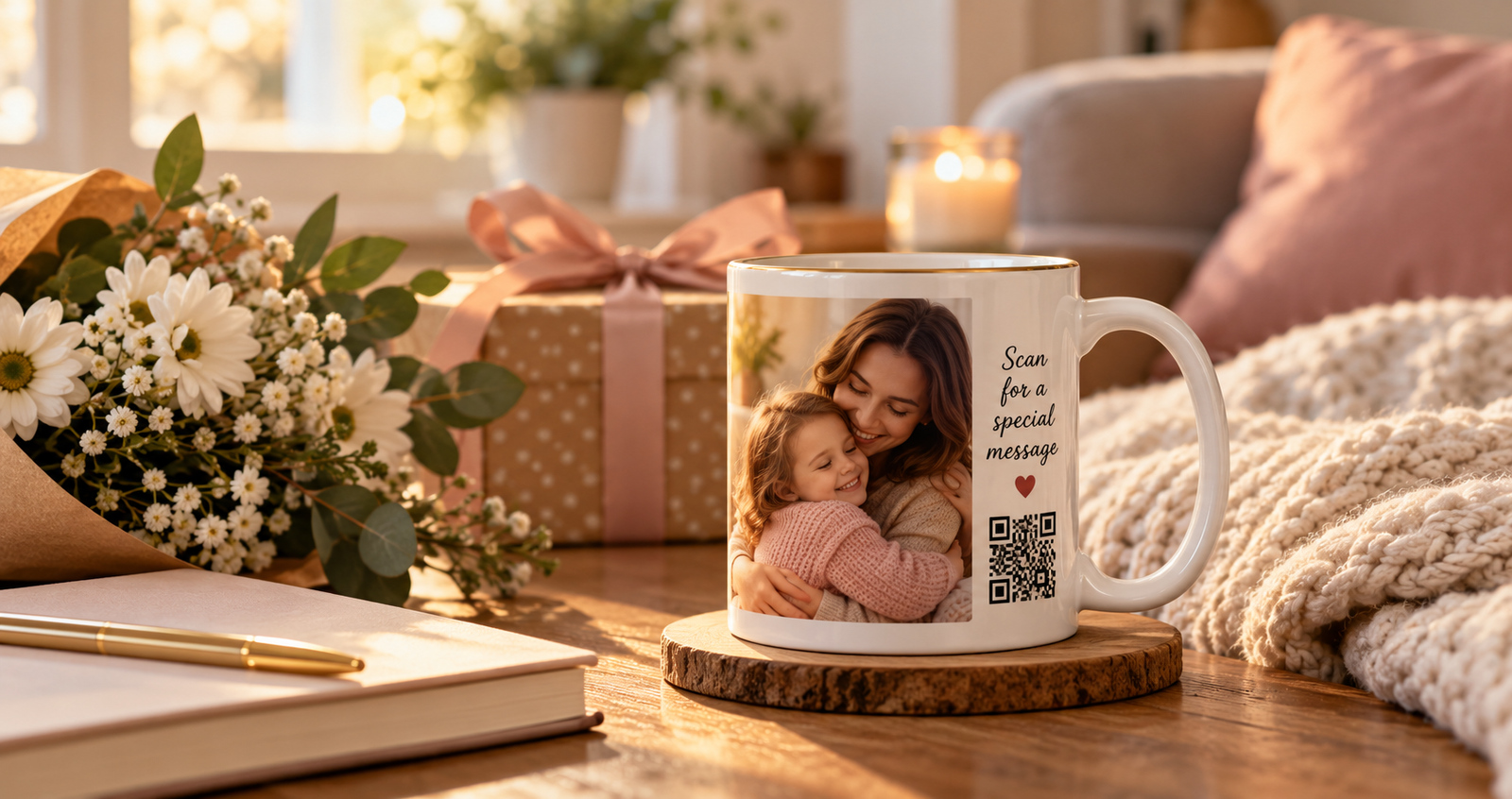 About heartfelt memories on a personalised mug